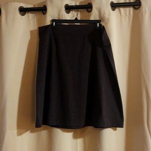 Land's End Knit Brown Skirt